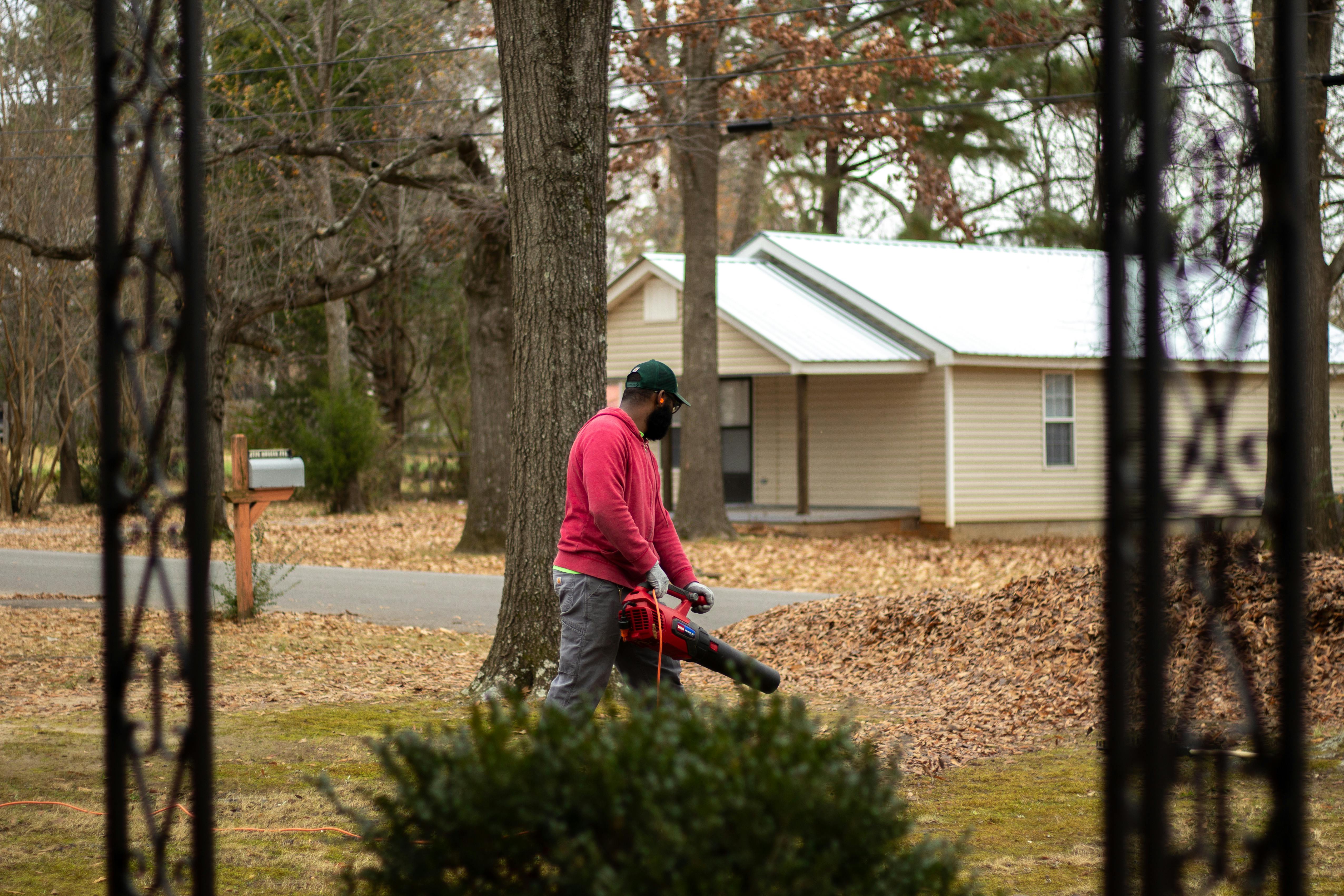 Leaf Blowing